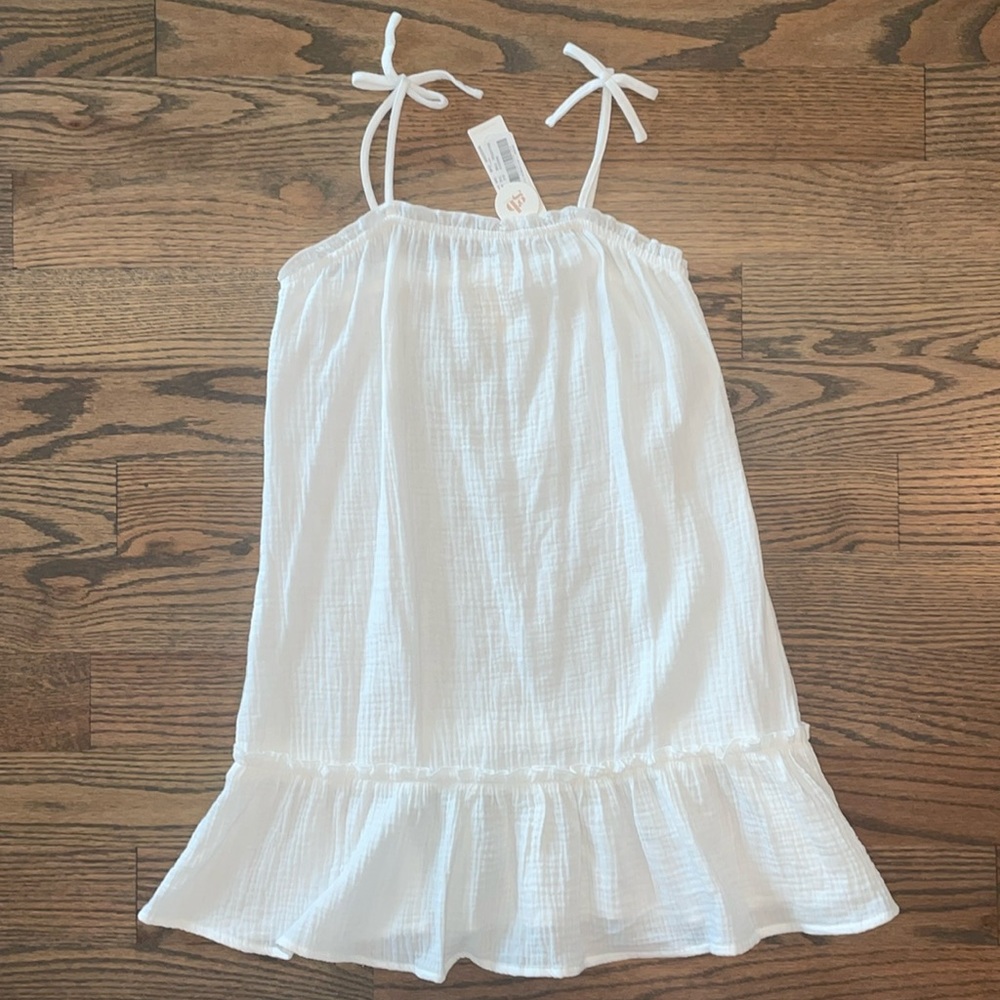 *NWT* GB Girls White Dress/Cover Up Size L
